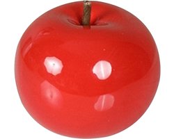 Appels Beeldje - Keramische Sculptuur - Woonkamer Decoratie - Modern Minimalistisch - 85 x 8 cm - Niet gespecificeerd