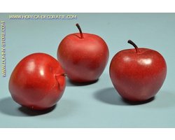 Appels rood, medium, 3 stuks (decoratie)