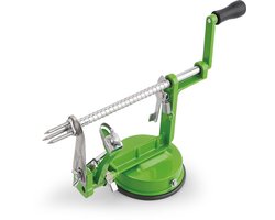 Appelschiller van metaal, afmetingen 25,5 x 14 x 11 cm, met zuignap voor bevestiging, vaste handgreep, ideaal voor eenvoudig en efficiënt gebruik in de keuken,groente