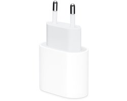 Apple 20W Power adapter - USB-C aansluiting - Snellader iPhone - Wit