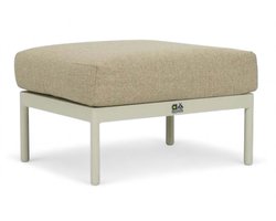Apple Bee Condor Hocker | Oyster Aluminium | BEE WETT® Kussen | Voetenbank & Bijzettafel