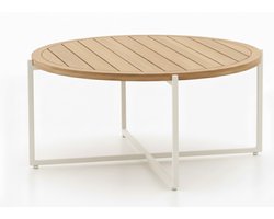 Apple Bee Condor Lounge Koffietafel | Ø 94 cm | Oyster Aluminium