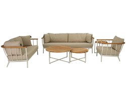Apple Bee Condor Lounge Set - Oyster 6-delig