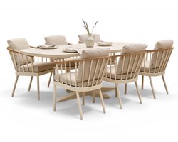 Apple Bee Condor/Zanzibar Dining Tuinset 220 cm - 7 Delig