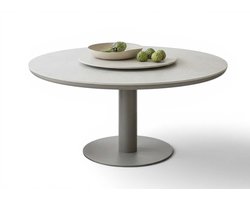Apple Bee Melville dining tafel Ø160cm Sintered Stone - Grey