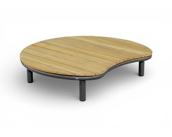Apple Bee Moon Island Salontafel | Bronze & Teak | 110x97x24 cm