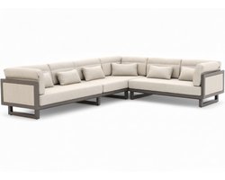 Apple Bee Santorini Loungeset 3-delig - Links Lang - Upholstered - 318 x 239 cm