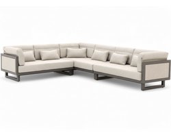 Apple Bee Santorini Loungeset 3-delig - Rechts lang - Upholstered - 239 x 318 cm