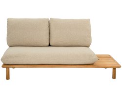 Apple Bee Sling Cotton Flower sofa 2-zits 175 teak - Left