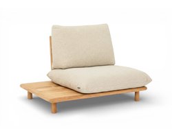 Apple Bee Sling Loungestoel Rechts – Teak – 108 cm Hoge Rug – BEE WETT®