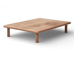 Apple Bee Sling Salontafel 120x85 cm – Teak – Robuuste Loungetafel
