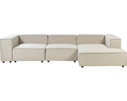 APRICA - Hoekbank - Beige - Linkerzijde - Linnen