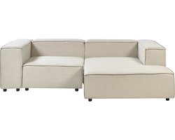 APRICA - Tweezitsbank - Beige - Linkerzijde - Linnen