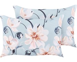 APRICALE - Tuinkussen set van 2 - Lichtblauw - 40 x 60 cm - Polyester
