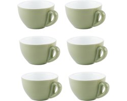 APS 6 Koffiekoppen - Kopje - Groen - Ø 9,5 cm - 200 ml - Vaatwasserbestendig - Breukvast
