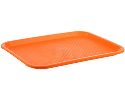 APS Dienblad - Serveertray - Breukvast - Oranje - 35 x 27 x 2 cm - 27 x 2 cm - Set van 6