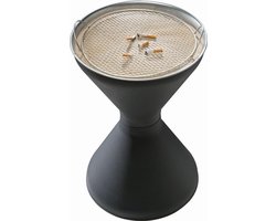 APS-Germany Asbak “Diabolo” | PP Verzinkt metaal | Ø 40 cm x H 60 cm | Staand model | Zwart