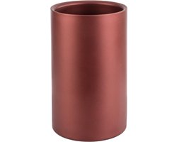 APS-Germany® Flessenkoeler - Dubbelwandig - RVS - Rood - Ø 12/10 cm x H 20 cm