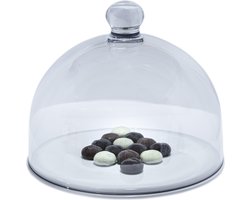 APS-Germany® Luxe Taartplateau met Stolp - Decoratieve Taartdoos - Incl. Taartstolp - Professioneel / Thuisbakker - Heel Holland Bakt - Ø21,5 cm