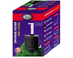 Aqua Nova - Aquariumfilter - Hoek sponsfilter - 200 L/H