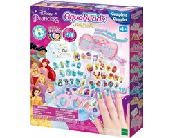 Aquabeads nagelstudio voor Kinderen- Disney Princess- complete set - 40 nagels, werkbank, pincet, waterflesje- zie video hoe t werkt