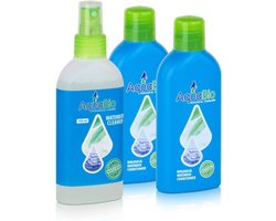 AquaBio 6 maand onderhoud set voor 2 persoons waterbed (2 x conditioner 6mnd. + 1 x reiniger)