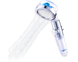 Aquadon EcoTornado - waterbesparende & drukverhogende douchekop - 360° draaibare handdouche - douchekop met antikalkfunctie - beschermt huid & haar