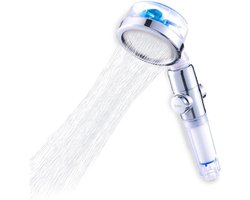 Aquadon EcoTornado - waterbesparende & drukverhogende douchekop - 360° draaibare handdouche - douchekop met antikalkfunctie - beschermt huid & haar
