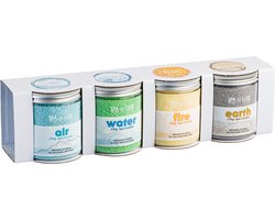 AquaFinesse 4-in-1 Crystals - Whirlpools - Badzout voor spa en hottub - 4 geuren - Op basis van zeezout - tot 25 keer te gebruiken - Huidverzorgend