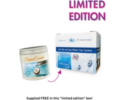 Aquafinesse spa actie : gratis spa bad crystals ! Limited edition.