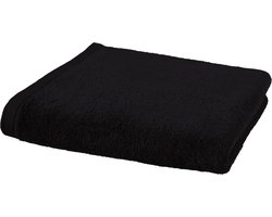 Aquanova badlaken London - 70x130 cm - Set van 3 - Zwart