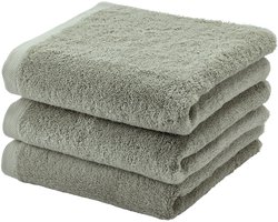 Aquanova handdoek London - 55x100 cm - Set van 3 - Thyme