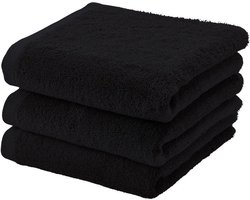 Aquanova Handdoek LONDON - Black-09 - 55x100 cm per stuk