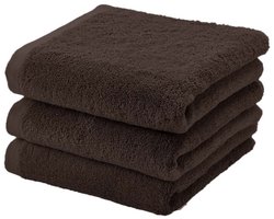 Aquanova London handdoek 55x100cm - pecanbruin