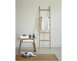 Aquanova Mink Handdoek ladder 166x41.5cm Eik