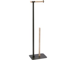 Aquanova Oscar Toiletpapier houder Zwart