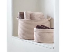 AQUANOVA RENA STORAGE BASKET MEDIUM CAMEO