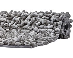 Aquanova Rocca - Badmat - 60x100 cm - Zilvergrijs