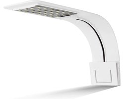Aquarium LED Lamp – 220MM – Wit Licht – Zorgt Voor Krachtige Verlichting – Geschikt Alle Soorten Aquariums - Zwart