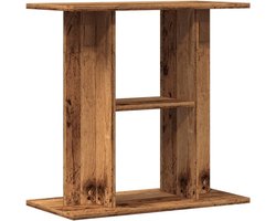 Aquarium meubel - Aquariumkast onderstel - Visverblijf inrichten - Stabiel en vochtbestendig - 60x30x60 cm - Oud houtkleur