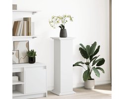 Aquarium standaard - Meubel kast - Aquarium opbergen - Drie etages - 31x30x90 cm - Wit