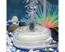 Aquariumfilter, stille betta Fry Garnalen en kleine vissen biofilter met schuim en filterballen, dompelfilter voor 20 L-75 l vistanks (luchtpomp niet inbegrepen)