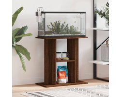 Aquariumstandaard Kast - Aquariummeubel Onderkast - Aquarium Presentatie - Veel Opbergruimte - 60 x 30 x 60 cm - Bruin Eiken