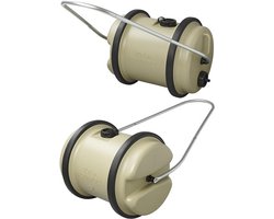 Aquaroll Schoonwatertank - 40 liter - Beige - Gemakkelijk Verrijdbaar