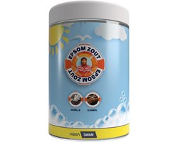 Aquaswan Epsom spazout vanille kaneel - Voor spa, whirlpool en hottub - verrijkt met vitamine C en E - Geniet van het Beste van Twee Werelden: Aquaswan Epsom jacuzzi zout Vanille Kaneel Geur, Verrijkt met Vitamine C en E! - Spa geur jacuzzi