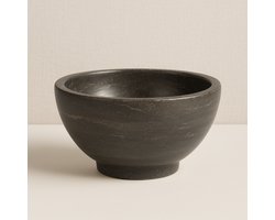 AquaVik Waskom Sten Hardsteen Gezoet Rond 20x11 cm