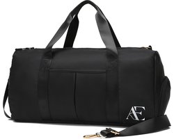 Aramae® - Sporttas - Fitness Tas - Weekendtas Dames - Sport Tas - Kleine Sporttas - Reistas - Zwart