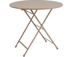 Arc en Ciel klaptafel - rond - taupe