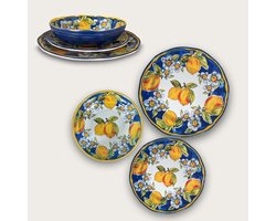 Arca LIMONI Set van 2 Melamine Ronde Diner Borden Ø28cm