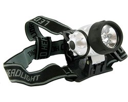 Arcas Hoofdlamp, 9 LEDs, batterijen inbegrepen